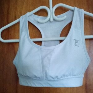 White Sports Bra